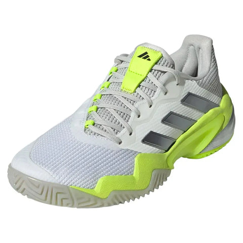 Women's Barricade 13 Tennis Shoes White and Lucid Lemon – Tennis