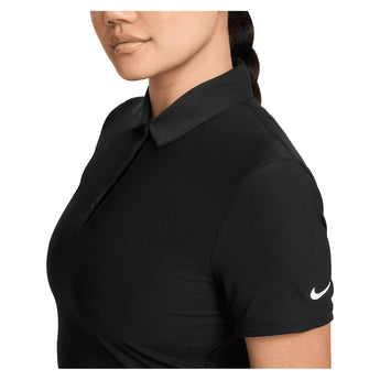 Women's Dri-FIT Victory Short Sleeve Cropped Tennis Polo-Apparel-Nike-IH0519-010_3-Tennis Express