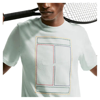 Men's Court Heritage Tennis Tee-Apparel-Nike-IH2085-U26-394-6-Tennis Express