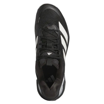 Men's Adizero Ubersonic 5 Tennis Shoes Core Black and Silver Metallic-Footwear-Adidas-IH2556-3-Tennis Express