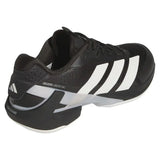 Men's Adizero Ubersonic 5 Tennis Shoes Core Black and Silver Metallic-Footwear-Adidas-IH2556-4-Tennis Express