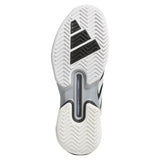 Men's Adizero Ubersonic 5 Tennis Shoes Core Black and Silver Metallic-Footwear-Adidas-IH2556-5-Tennis Express