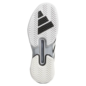 Men's Adizero Ubersonic 5 Tennis Shoes Core Black and Silver Metallic-Footwear-Adidas-IH2556-5-Tennis Express