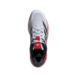 Men's Crazyquick Boost Padel Shoes Footwear White and Lucid Red,Footwear,Adidas,,,Tennis Express,IH3636_3_FOOTWEAR_Photography_TopPortraitView_transparent