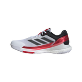 Men's Crazyquick Boost Padel Shoes Footwear White and Lucid Red,Footwear,Adidas,,,Tennis Express,IH3636_5_FOOTWEAR_Photography_SideMedialCenterView_transparent
