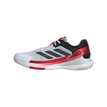 Men's Crazyquick Boost Padel Shoes Footwear White and Lucid Red,Footwear,Adidas,,,Tennis Express,IH3636_5_FOOTWEAR_Photography_SideMedialCenterView_transparent