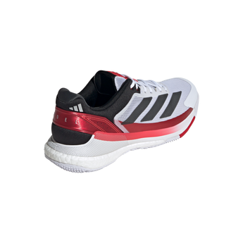 Men's Crazyquick Boost Padel Shoes Footwear White and Lucid Red,Footwear,Adidas,,,Tennis Express,IH3636_7_FOOTWEAR_Photography_BackLateralTopView_transparent