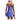 Women's Court Dri-FIT Advantage Strap Tennis Dress Sapphire and Black