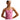 Women's Court Dri-FIT Advantage Strap Tennis Dress Peony and White
