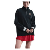 Women's Phoenix Fleece Oversized Long Sleeve Quarter Zip Tennis Top-Apparel-Nike-IH7804-010-Tennis Express