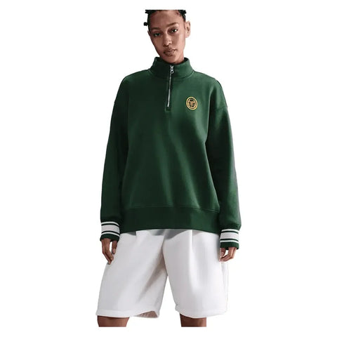 トップス nigico Women's Phoenix Fleece Oversized Long Sleeve Quarter Zip Tennis