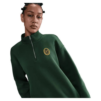 Women's Phoenix Fleece Oversized Long Sleeve Quarter Zip Tennis Top-Apparel-Nike-IH7804-323_1-Tennis Express