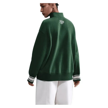 Women's Phoenix Fleece Oversized Long Sleeve Quarter Zip Tennis Top-Apparel-Nike-IH7804-323_2-Tennis Express
