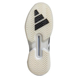 Women's Adizero Ubersonic 5 Tennis Shoes White and Silver Metallic-Footwear-Adidas-IH8103-S25-5-Tennis Express
