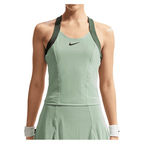 Women's Paris Court Slam Tennis Tank,Apparel,Nike,007 Steam/Black Spruce,XS,Tennis Express,II2602-007