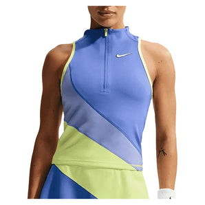 Women's Oz Court Dri-FIT Slam Tennis Tank,Apparel,Nike,570 Sapphire/Light Thistle,XS,Tennis Express,II2880-570