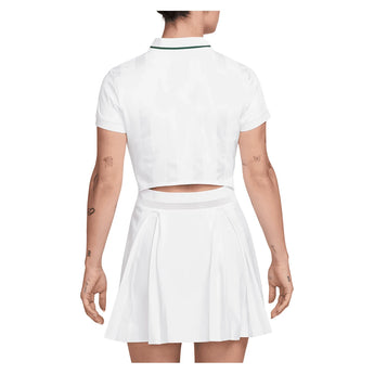 Women's London Court Dri-FIT Slam Tennis Dress White,Apparel,Nike,,,Tennis Express,II3462-100-2