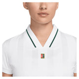 Women's London Court Dri-FIT Slam Tennis Dress White,Apparel,Nike,,,Tennis Express,II3462-100-3