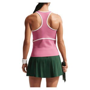 Women's Court Dri-FIT Advantage Novelty Tennis Tank Peony and White,Apparel,Nike,,,Tennis Express,II3606-641-1