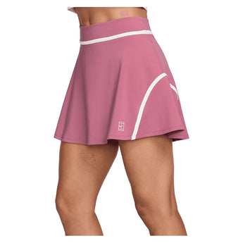 Women's Court Dri-FIT Advantage High-Rise Novelty Tennis Skort Peony and White-Apparel-Nike-II3624-641_3-Tennis Express