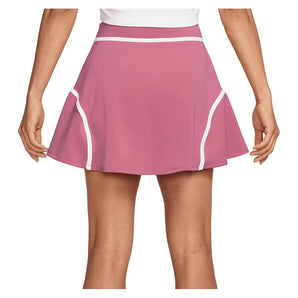 Women's Court Dri-FIT Advantage High-Rise Novelty Tennis Skort Peony and White-Apparel-Nike-II3624-641_4-Tennis Express