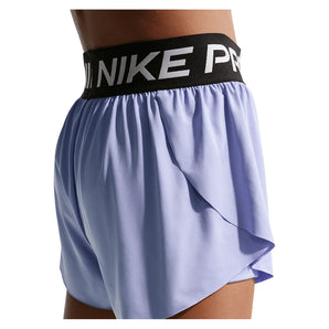 Girls' Pro Dri-FIT 2in1 Knit Training Short Light Thistle and Black-Apparel-Nike-II3640-4-Tennis Express