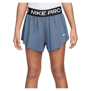 Girls' Pro Dri-FIT 2in1 Knit Training Short-Apparel-Nike-II3640-486-Tennis Express