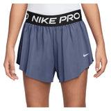 Girls' Pro Dri-FIT 2in1 Knit Training Short, Nike, 491 Diffused Blue/White, Tennis Express, II3640-H26-491-DIFFUSED-BLUE-WHITE-1