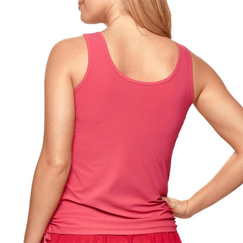 Women's I'm In Control Tennis Tank Geranium-Apparel-Bobbe-IICT-GRH24-3-Tennis Express