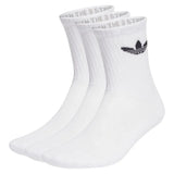 Trefoil Cushion Crew Socks 3 Pairs White-Socks-Adidas-IJ5616_1-Tennis Express
