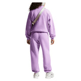 Girls' Sportswear Studio Fleece Oversized 1/4-Zip Top Violet Star and White, Nike, Tennis Express, IM4948-589H26-5