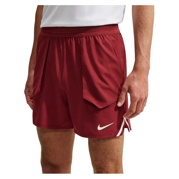 Men's New York Court Dri-FIT Slam U2 Tennis Short Team Red and Pale Ivory,Apparel,Nike,Team Red/Pale Ivory,XS,Tennis Express,IM5776-677F26-3