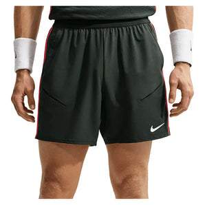 Men's New York Court Dri-FIT Slam Tennis Short,Apparel,Nike,317 Black Spruce/White,XS,Tennis Express,IM5781-F26-317-3