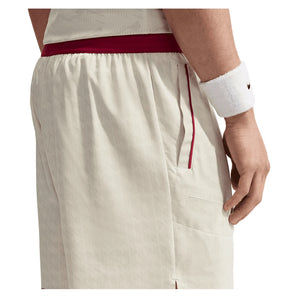 Men's Court Dri-FIT Advantage 6 Inch Print Tennis Short Light Bone and Tough Red,Apparel,Nike,,,Tennis Express,IM6082-072_2