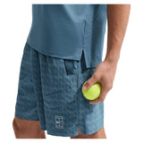 Men's Court Dri-FIT Advantage 6 Inch Print Tennis Short New Slate and Armory Navy,Apparel,Nike,,,Tennis Express,IM6082-438_3