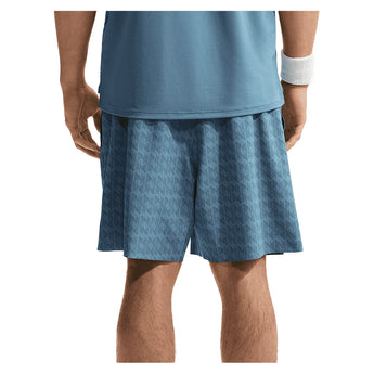 Men's Court Dri-FIT Advantage 6 Inch Print Tennis Short New Slate and Armory Navy,Apparel,Nike,,,Tennis Express,IM6082-438_4