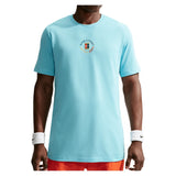 Men's Court Heritage Tennis Tee,Apparel,Nike,460 Blue Gaze,XS,Tennis Express,IM6128-460