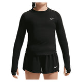 Girls' Dash Dri-FIT Long-Sleeve Training Top,Apparel,Nike,010 Black/White,XS,Tennis Express,IM6264-010