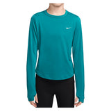 Girls' Dash Dri-FIT Long-Sleeve Training Top Energy and White,Apparel,Nike,Energy/White,XS,Tennis Express,IM6264-300