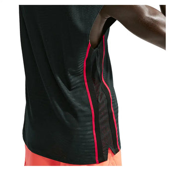 Men's New York Court Aero-FIT Slam Tennis Tank Black Spruce and White,Apparel,Nike,,,Tennis Express,IM6590-317F26-7_045d7d78-7efb-4fe9-81d2-dbea8be32e75