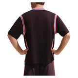 Men's New York Court Dri-FIT Slam Short Sleeve Button Up Tennis Shirt,Apparel,Nike,,,Tennis Express,IM6611-F26-647-4