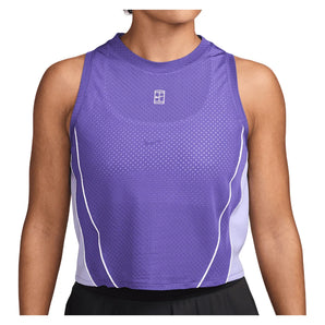 Women's Court Dri-FIT Advantage Novelty Tennis Tank Dark Iris and White, Nike, Dark Iris/White, Tennis Express, IM9409-579H26-DARK-IRIS-WHITE-1