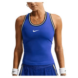 Women's New York Court Dri-FIT Slam Tennis Tank,Apparel,Nike,418 Old Royal/White,XS,Tennis Express,IM9426-F26-418-3