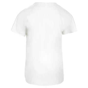 Girls' Notched Collar Tennis Top White-Apparel-Little Miss Tennis-IMG_4581-Tennis Express