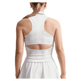 Women's London Court Dri-FIT Slam Tennis Tank White,Apparel,Nike,,,Tennis Express,IO0473-100-1