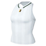 Women's London Court Dri-FIT Slam Tennis Tank White,Apparel,Nike,,,Tennis Express,IO0473-100