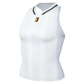 Women's London Court Dri-FIT Slam Tennis Tank White,Apparel,Nike,,,Tennis Express,IO0473-100