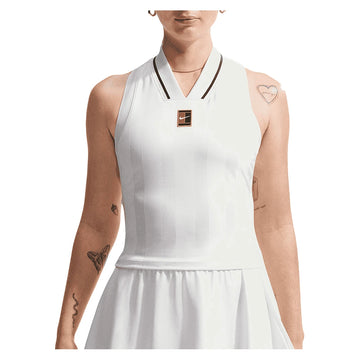 Women's London Court Dri-FIT Slam Tennis Tank White