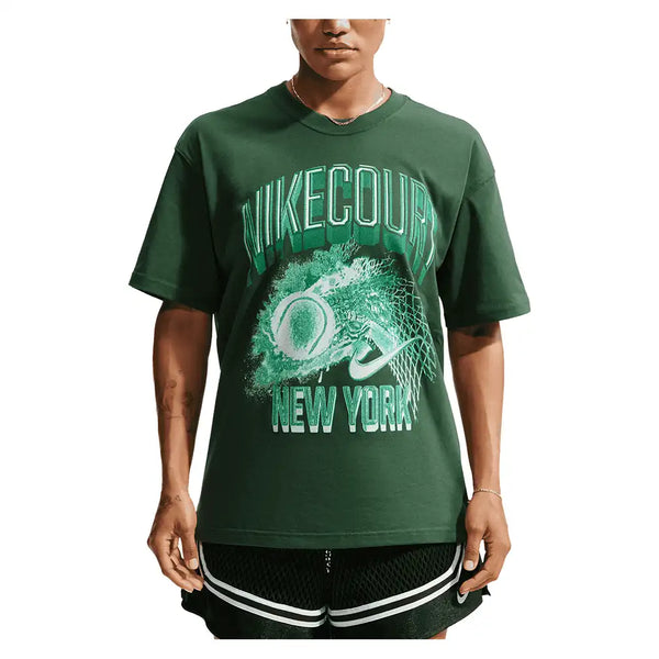 Unisex New York Court Slam Tennis Tee,Apparel,Nike,323 Fir,2XS,Tennis Express,IO0930-F26-323-3