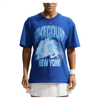 Unisex New York Court Slam Tennis Tee,Apparel,Nike,417 Old Royal,2XS,Tennis Express,IO0930-F26-417-3